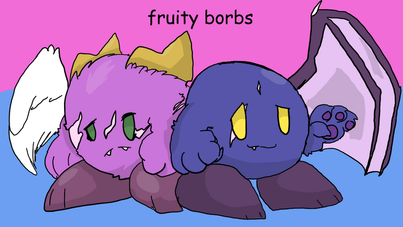 Art of Meta Knight and Galacta Knight (Unmasked) I made!! :3